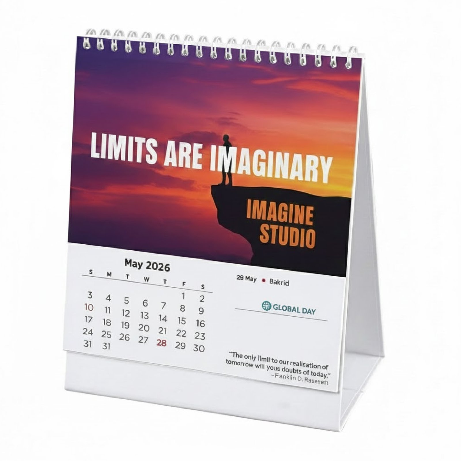 Custom Desk Calendar Printing Abu Dhabi Dubai View 3